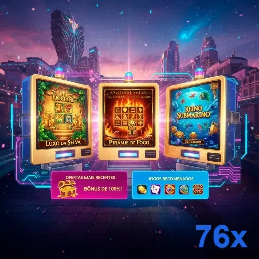 Interface do VIP com slots e bônus da 76x.