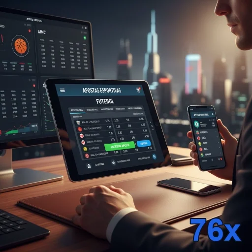 Usuário acessa o site 76x em dispositivos móveis e tablet.
