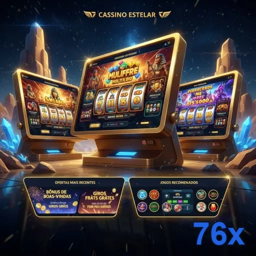 Diversos jogos de slots interativos no cassino Estelar 76x.
